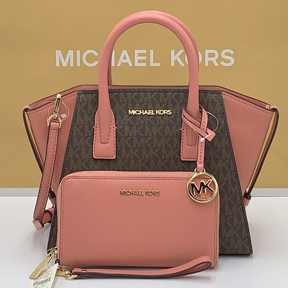 Michael Kors Avril Small Leather Top-Zip Satchel and Multifunctional Phone Case - Picture 3 of 16